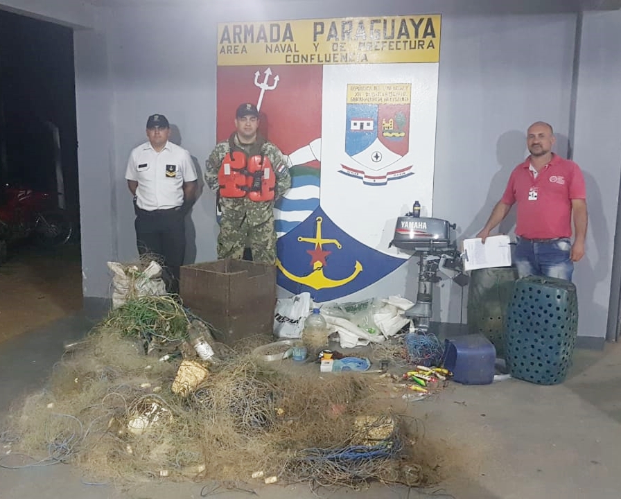 MADES confisca elementos de pesca en aguas del Río Paraná