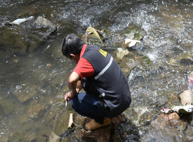 MADES realiza seguimiento al caso “mortandad de peces” en Arroyo Lambaré