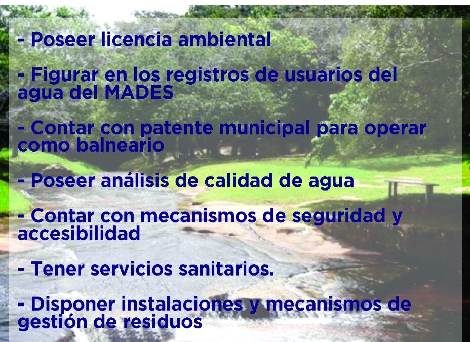 MADES recuerda requisitos para obtener la licencia ambiental de playas y balnearios
