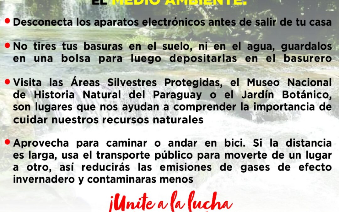 Instan a vacacionar cuidando el medio ambiente