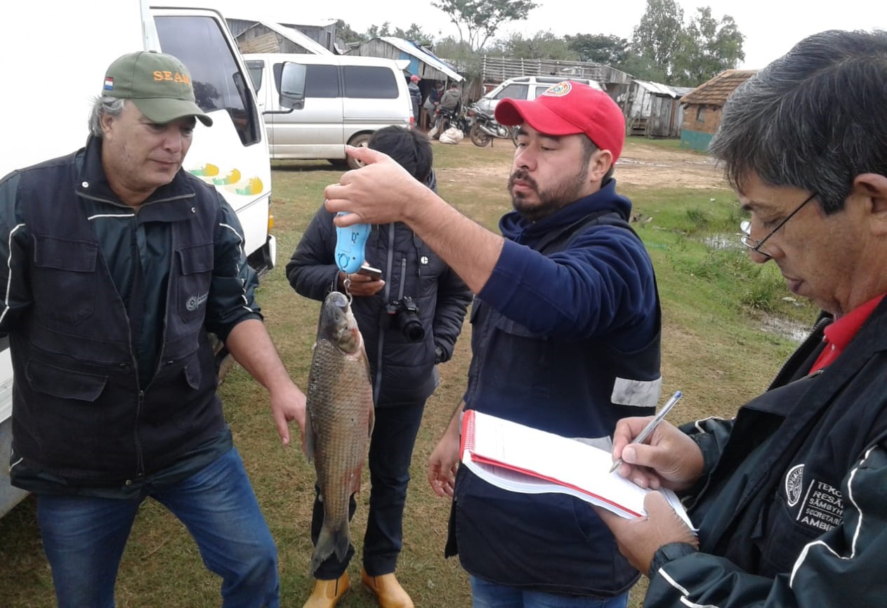 Estudian a peces del río Paraná en Ayolas