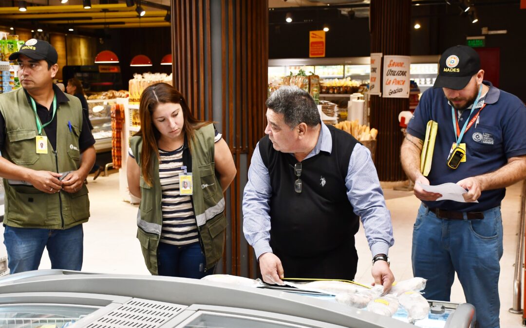 Incautan pescados sin medidas reglamentarias de un Supermercado de Fernando de la Mora