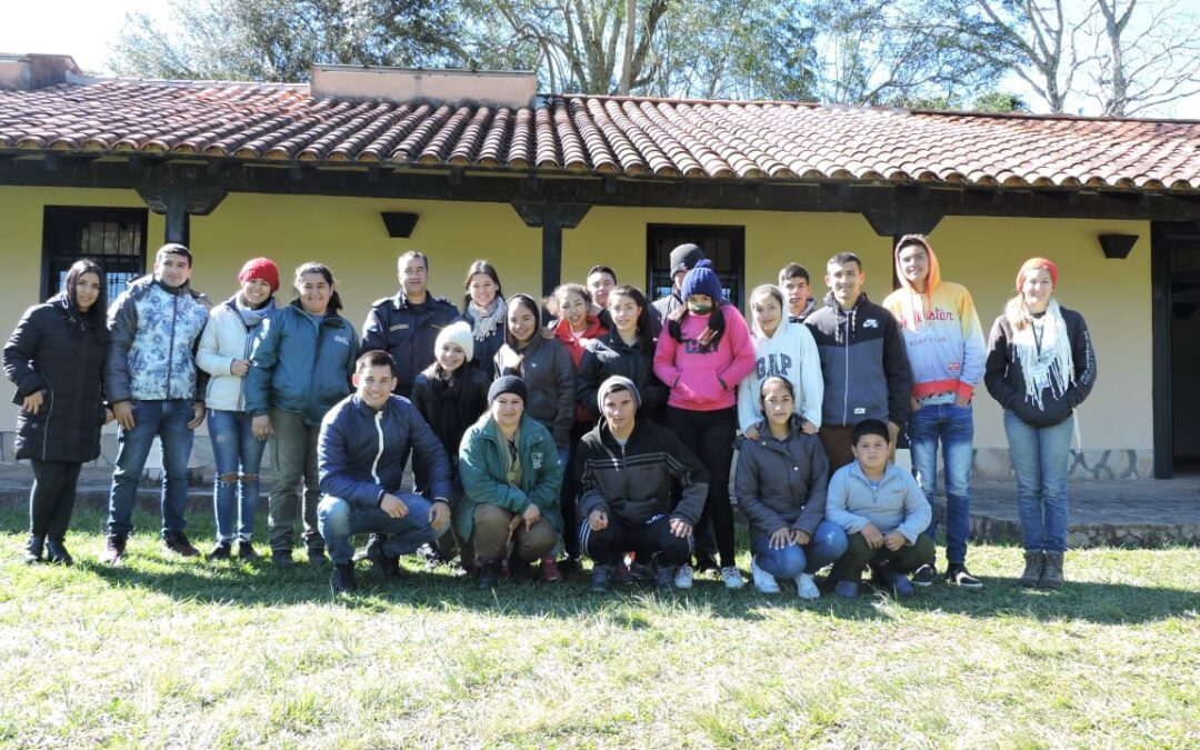 20 jóvenes se capacitan para ser informadores turísticos en el Parque Nacional Ybycuí