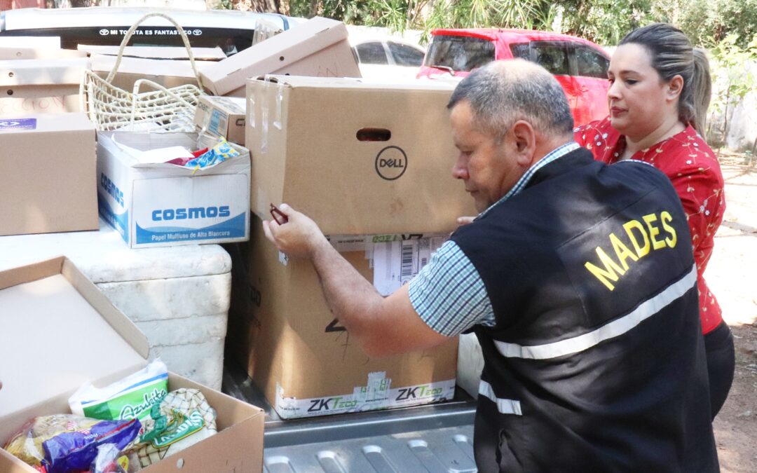 Donan pescados decomisados y alimentos no perecederos al Hogar Santo Domingo