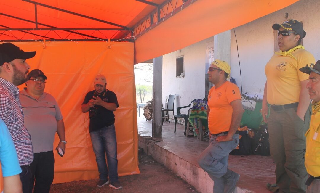 Permanente apoyo del MADES a la SEN para enfrentar los incendios forestales