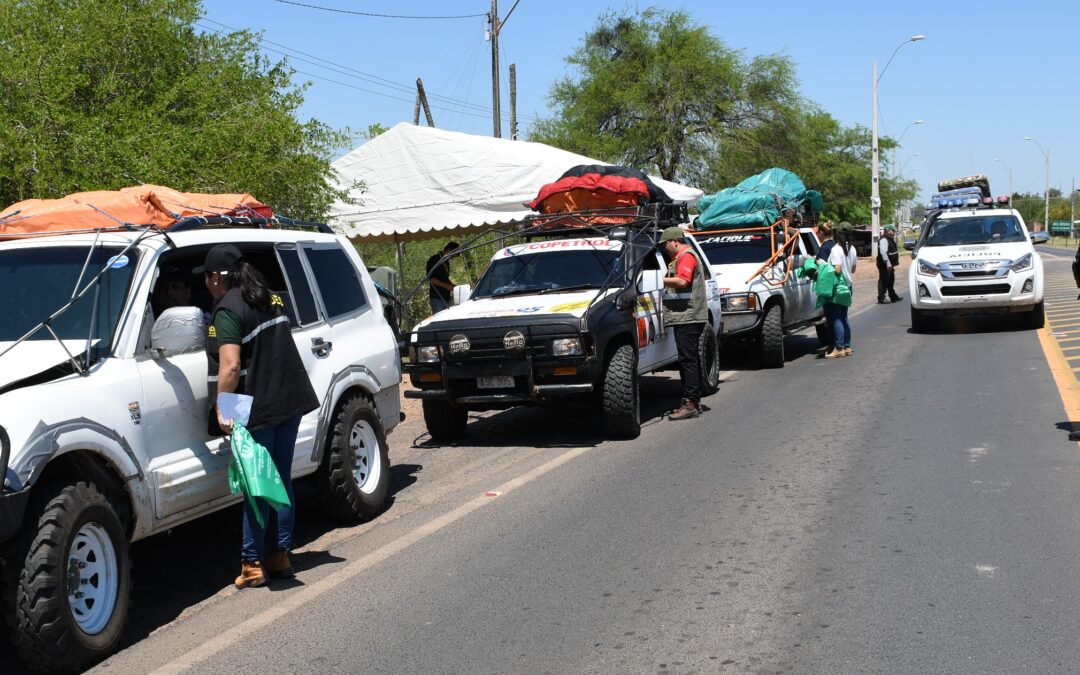 MADES inició controles en el marco de la 46º Edición del Transchaco Rally