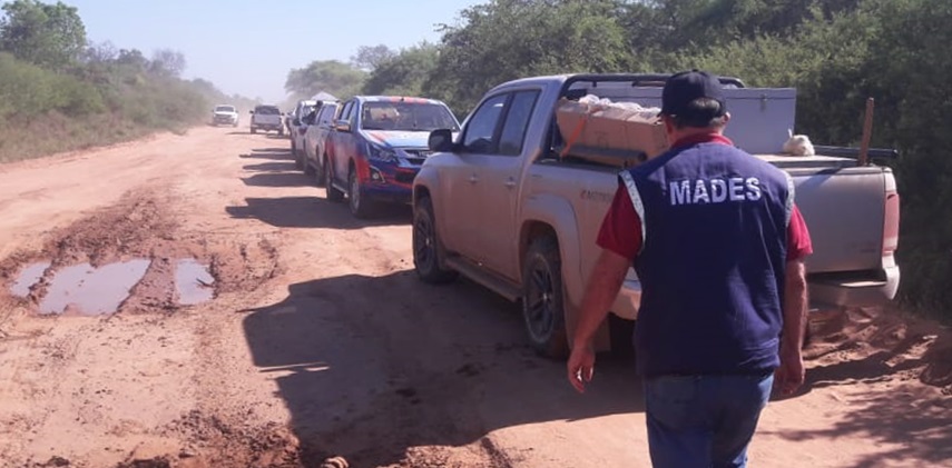 Intensos controles del MADES en varios tramos del Transchaco Rally