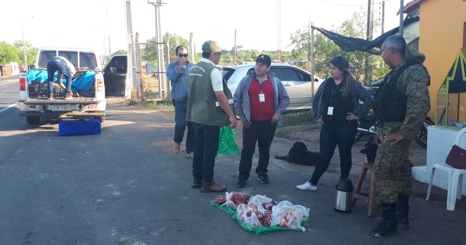 Decomisan animales silvestres faenados en Cerrito