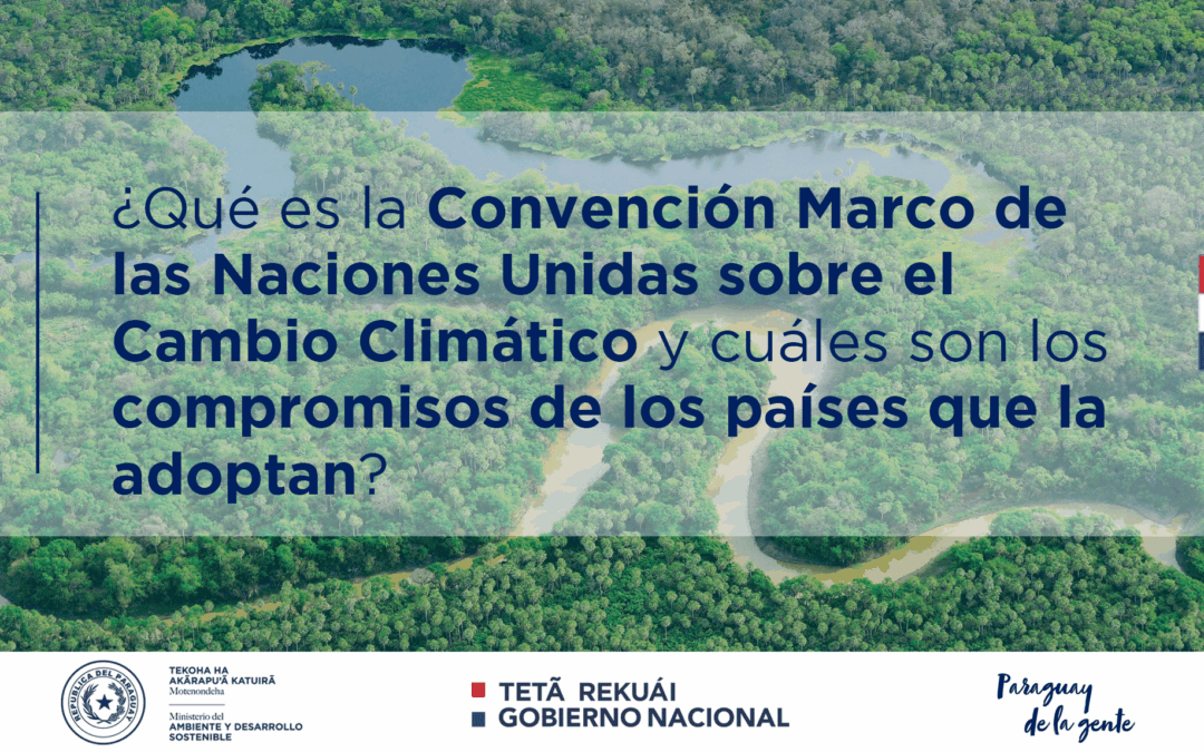 ¿Qué es la Convención Marco de las Naciones Unidas sobre el Cambio Climático y cuáles son los compromisos de los países que la adoptan?