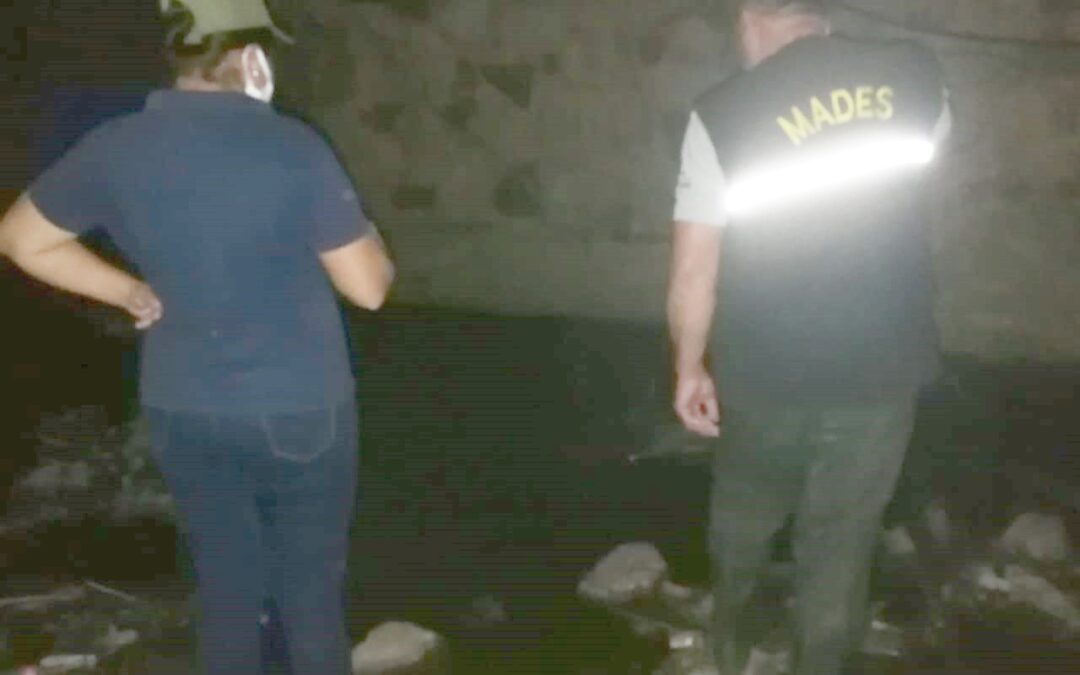 Cañada del Carmen: MADES prosigue con los monitoreos en la Cuenca