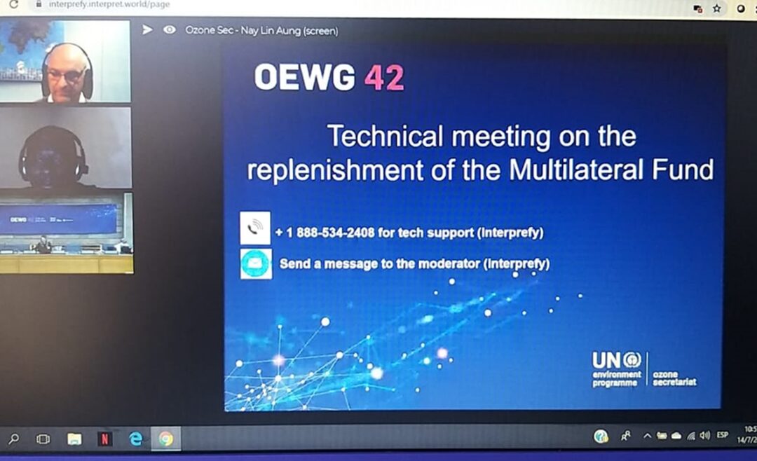 MADES participa de la reunión del grupo de trabajo de composición abierta del Protocolo de Montreal