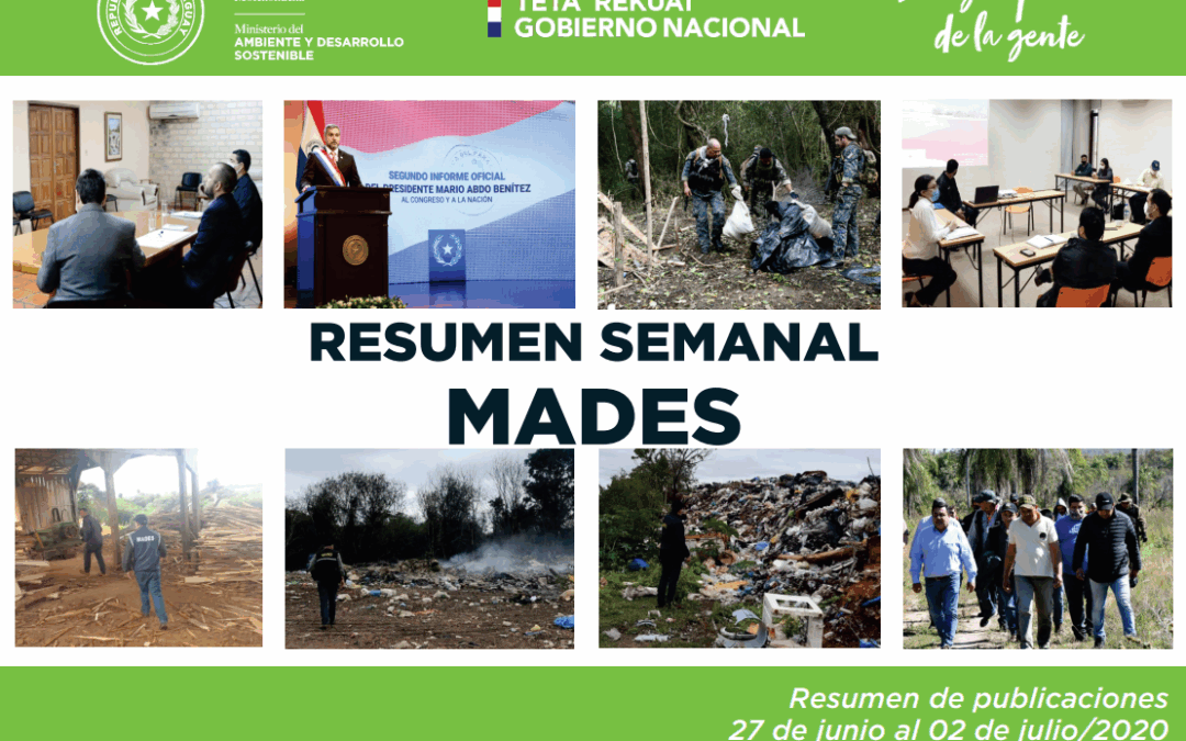 Resumen Informativo Semanal del MADES