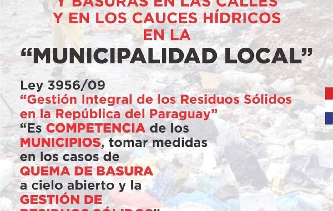 Quema de pastizales y quema de basuras deben ser denunciadas ante los municipios