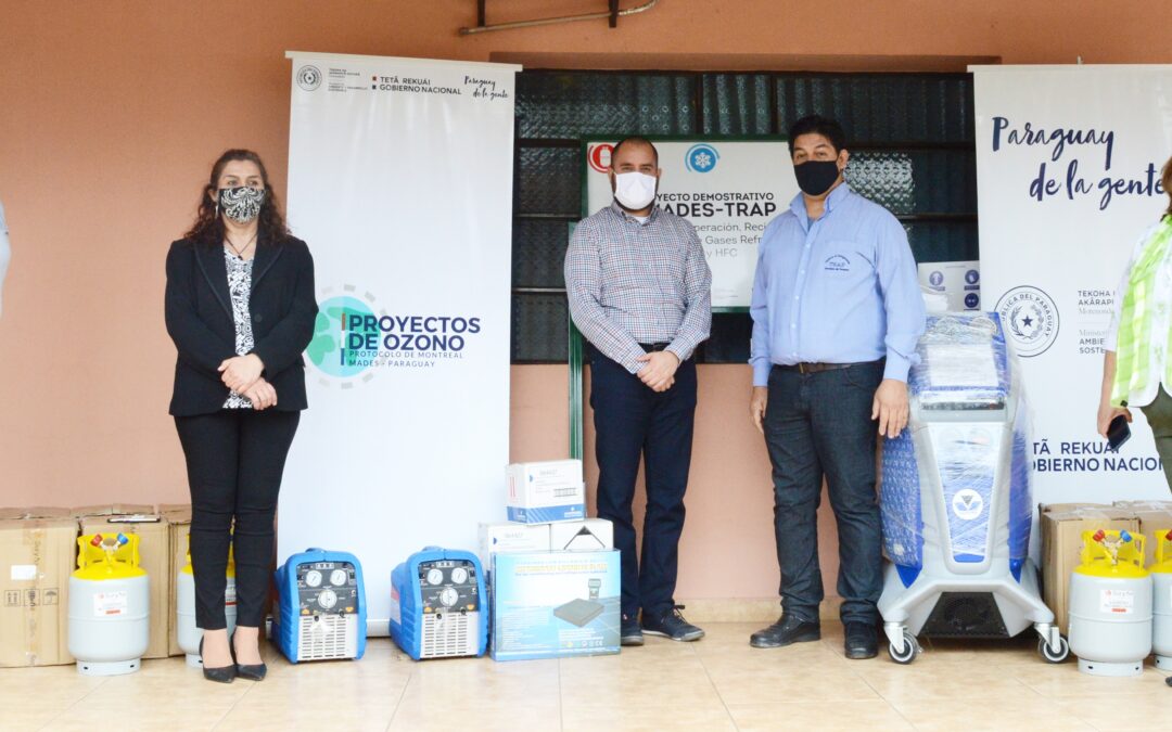 MADES y TRAP implementan el Centro de Recuperación, Reciclaje y Almacenamiento de Gases Refrigerantes en Asunción