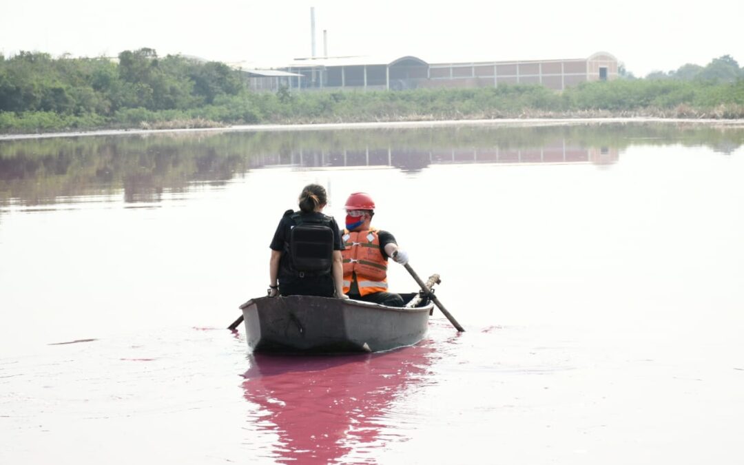 Otro paso más: Realizan mediciones de volumen de la Laguna Cerro