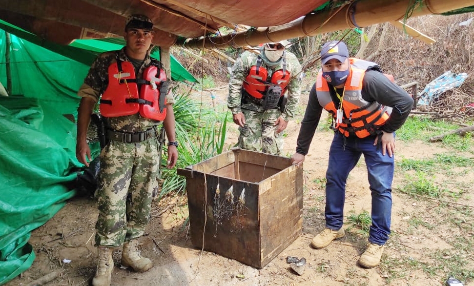 Veda Pesquera: Hallan 1500 metros de redes de monofilamento y 500 metros de espineles en campamentos
