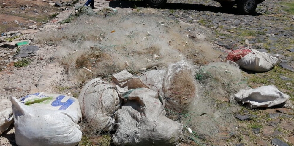 Pese a vigencia de la veda pesquera, el decomiso de redes prohibidas sigue siendo una constante