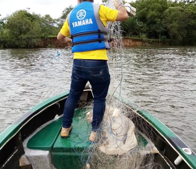 Ayolas: En control fluvial se decomisaron cerca de 1.000 metros de redes prohibidas