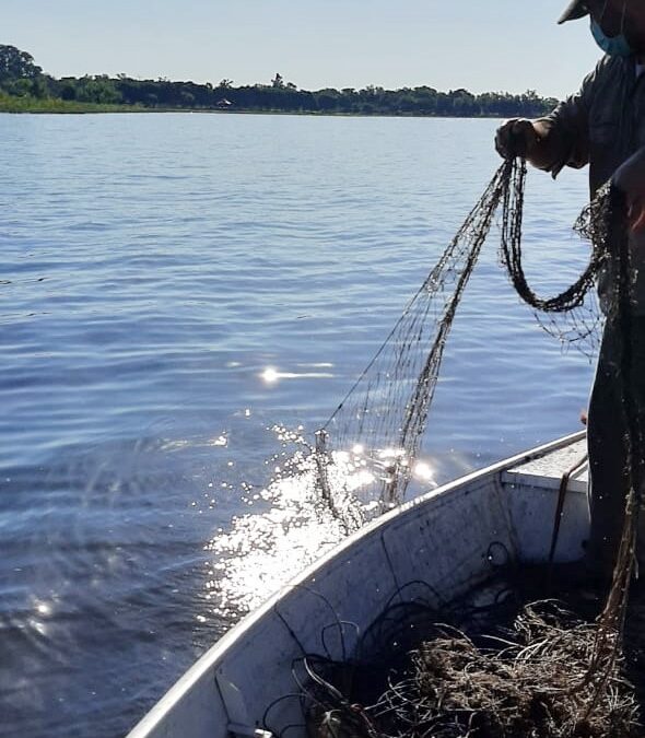 Encuentran y retiran varios elementos de pesca del Lago Ypacaraí
