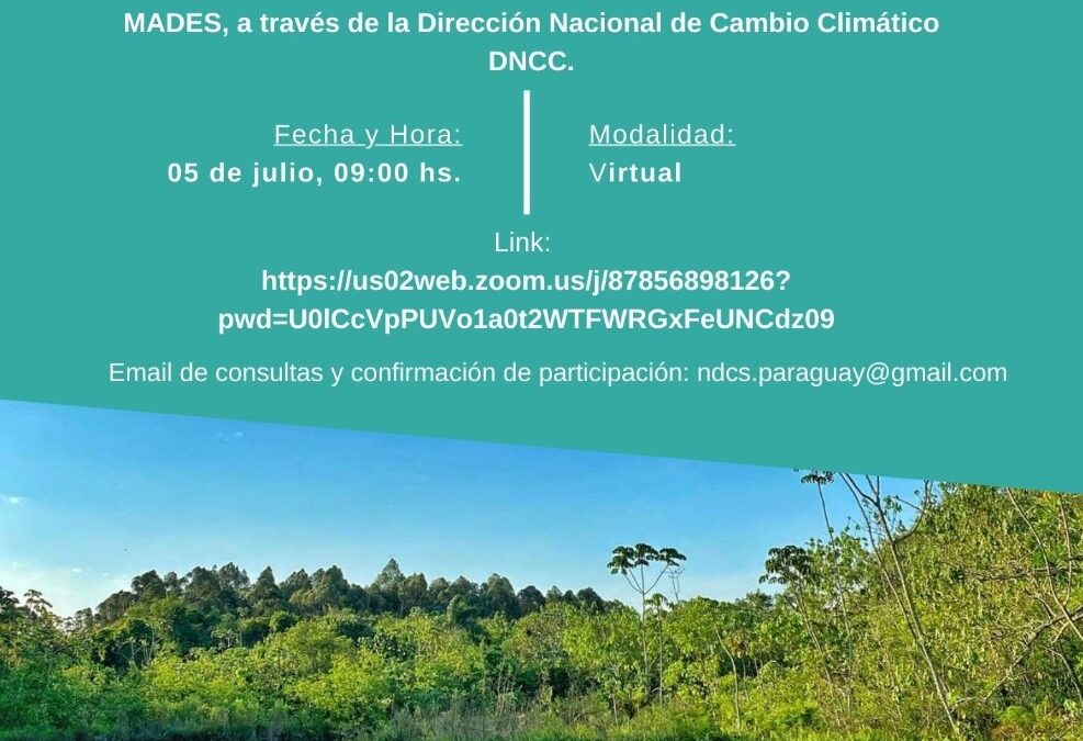 Taller Nacional de Lanzamiento de las Contribuciones Nacionalmente Determinadas