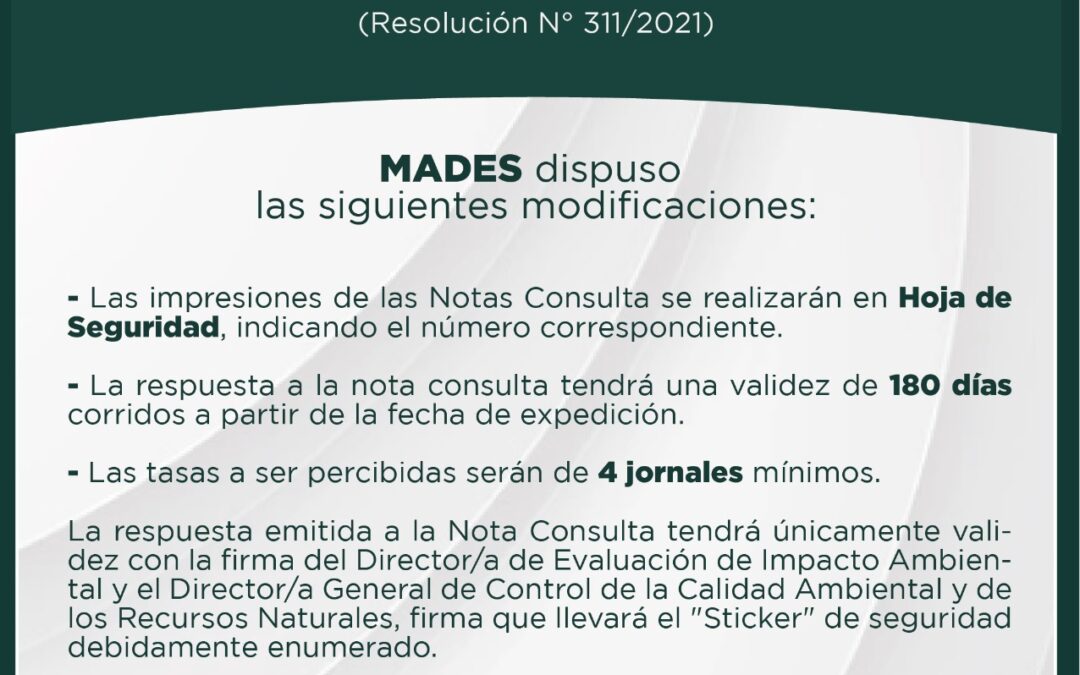 MADES dispuso nuevos requisitos para trámites de Nota Consulta ante casos de falsificaciones