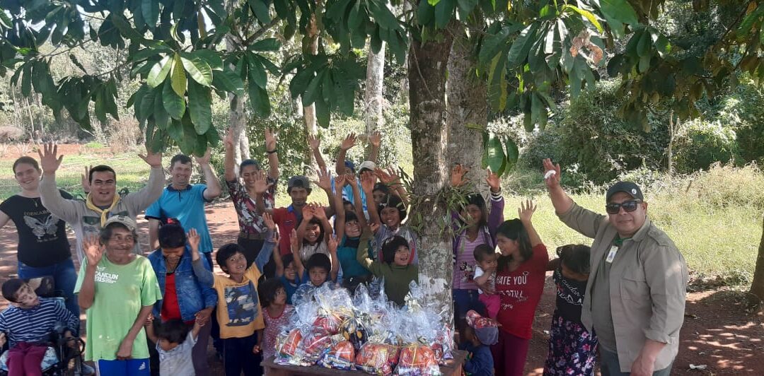 Niños Mbya Guaraní homenajeados en su día en el Parque Ñacunday