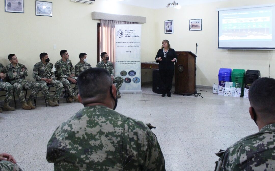 Continúa capacitación en manejo de residuos a unidades militares