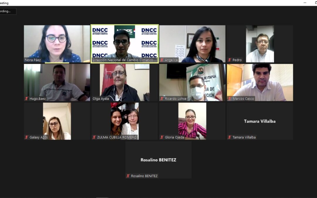 Taller virtual “Planificando la adaptación desde los gobiernos subnacionales