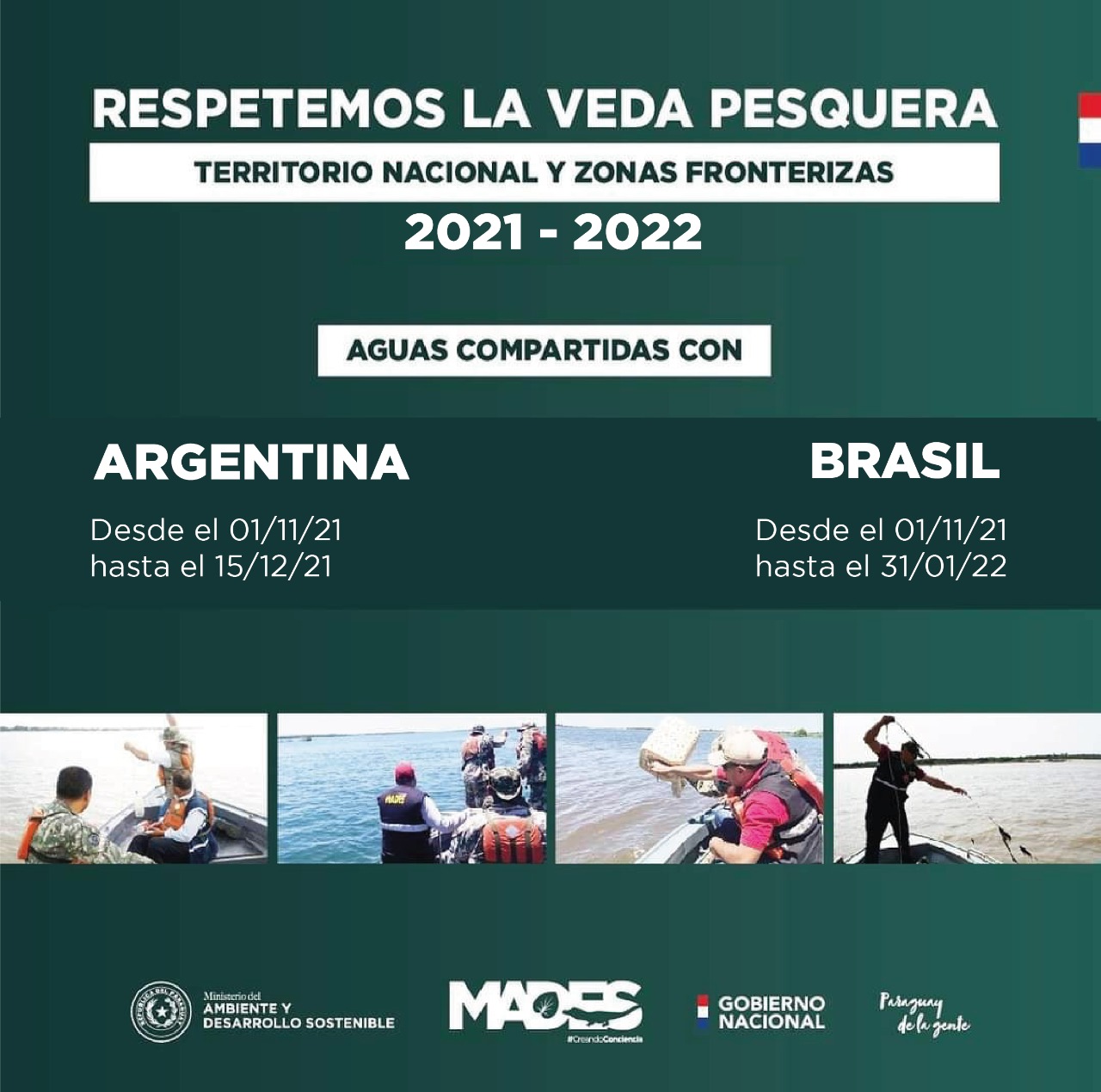 Veda Pesquera 2021-2022 regirá desde el 1 de noviembre