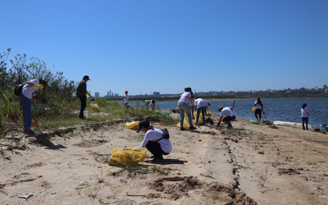 Más de 1.200 kilos de residuos recolectados en el Banco San Miguel