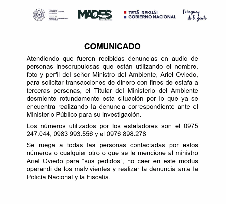 Comunicado