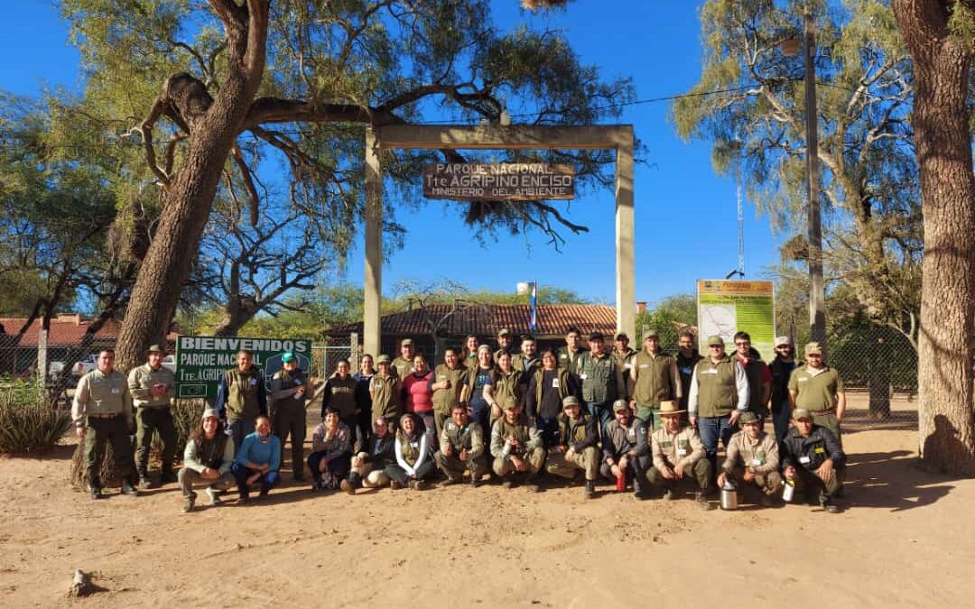 Parque Nacional Teniente Enciso recibió a Guardaparques del Gran Pantanal