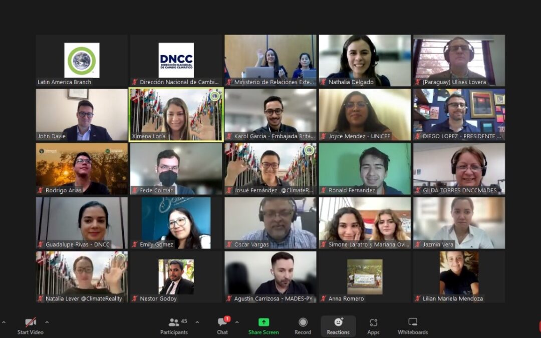 Lanzamiento “Operación COP 2022 Jóvenes Paraguayos Embajadores por el Clima”