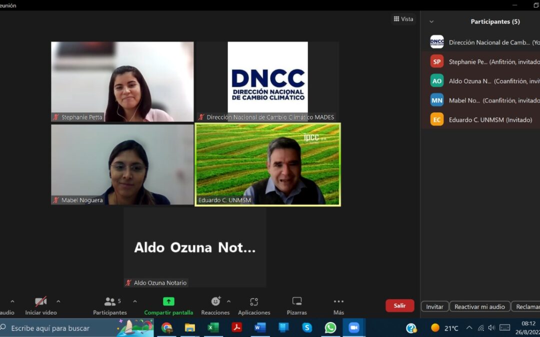 Reuniones con expertos de IPCC y de la FAO en el marco de mejora de los inventarios nacionales de gases de efecto invernadero de Paraguay