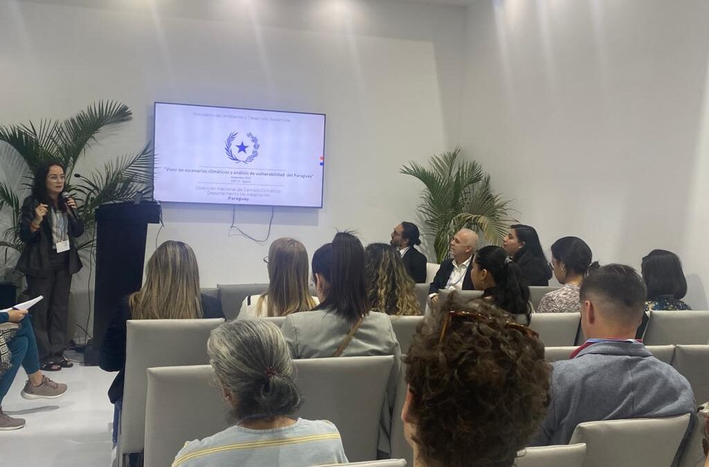 COP 27: MADES expone sobre Avances en riesgo climático: Escenarios Climáticos