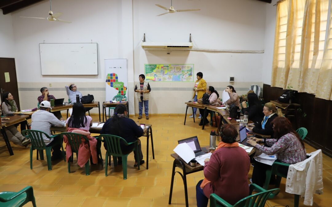 Representantes indígenas revisan actividades del plan operativo anual del proyecto Paraguay + Verde