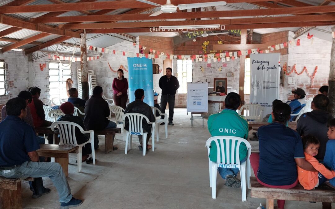 Segunda Ronda de Talleres de Adaptación Basada en Ecosistemas en el Departamento de Boquerón y presentación de Técnico Local