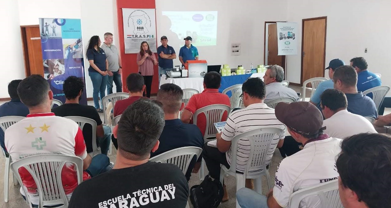 San Pedro: Entregan equipo a la Asociación de Técnicos en Refrigeración