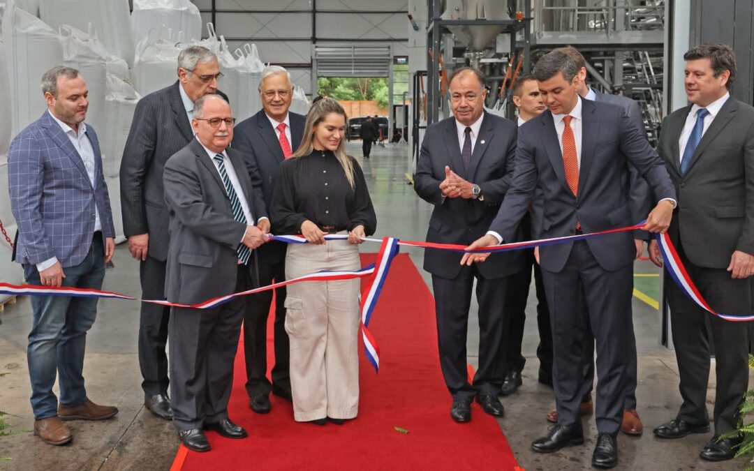 Inauguración de la planta de reciclaje