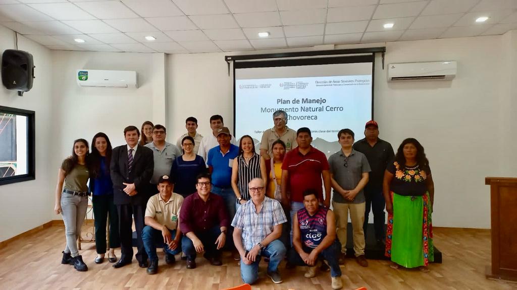 Realizan taller de Validación del Plan de Manejo del Monumento Natural Cerro Chovoreca
