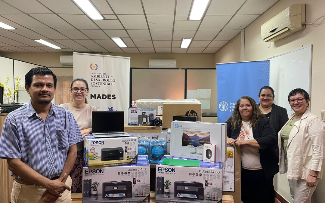 MADES fortalece capacidades para el Régimen de Servicios Ambientales con la incorporación de equipos y herramientas