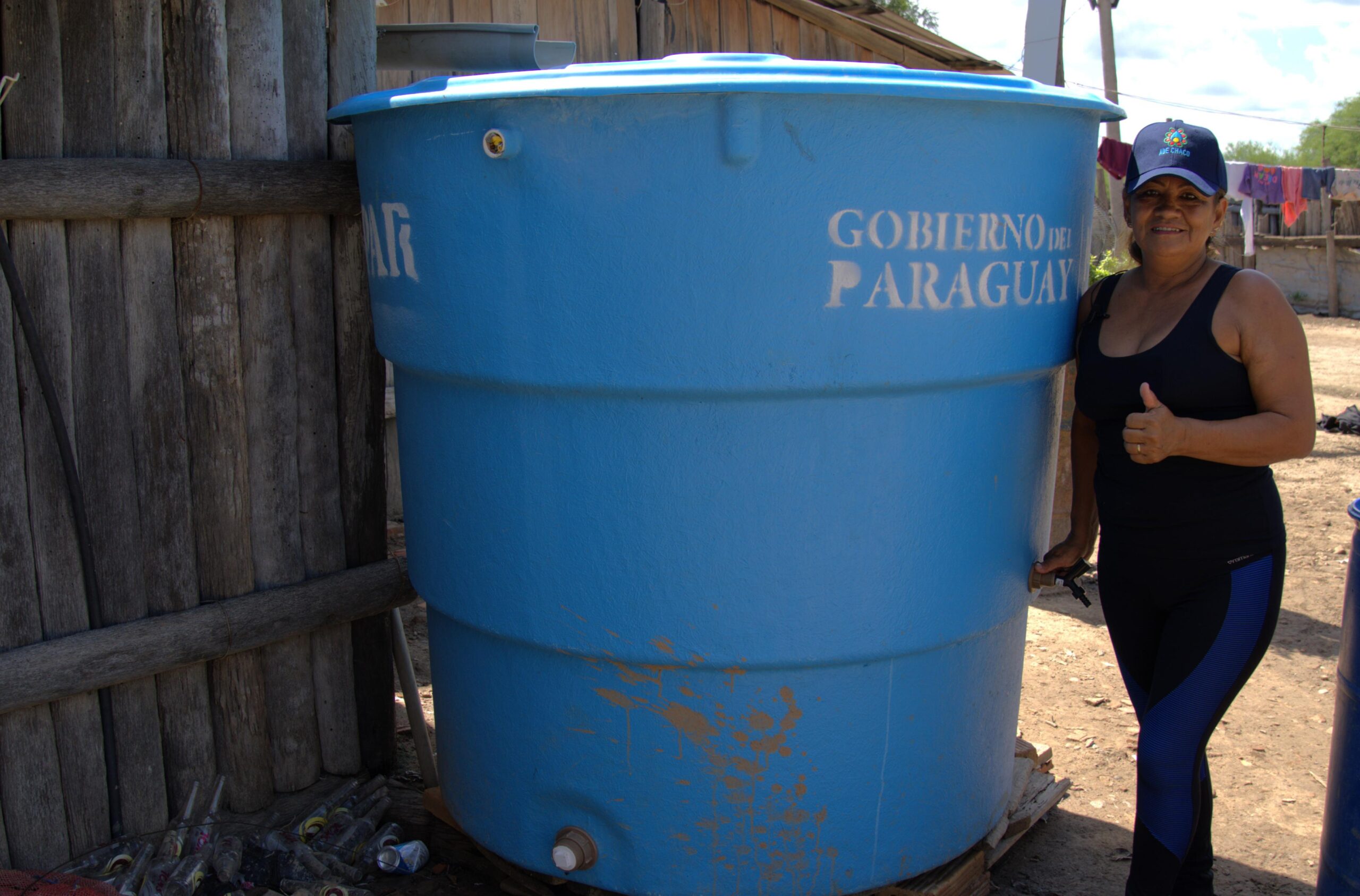 Entregan tanques para recolección de agua a comunidades del Chaco Paraguayo