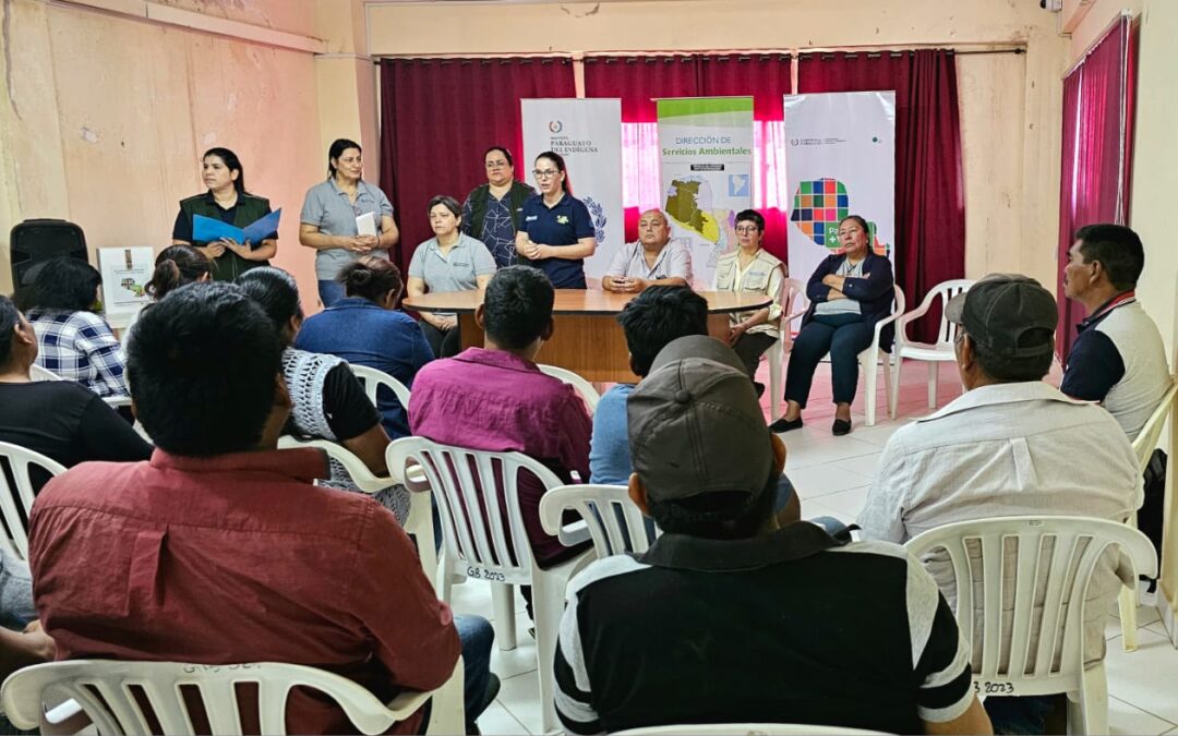 Comunidades indígenas del Chaco participan en primer taller de socialización de sobre el Régimen de Servicios Ambientales