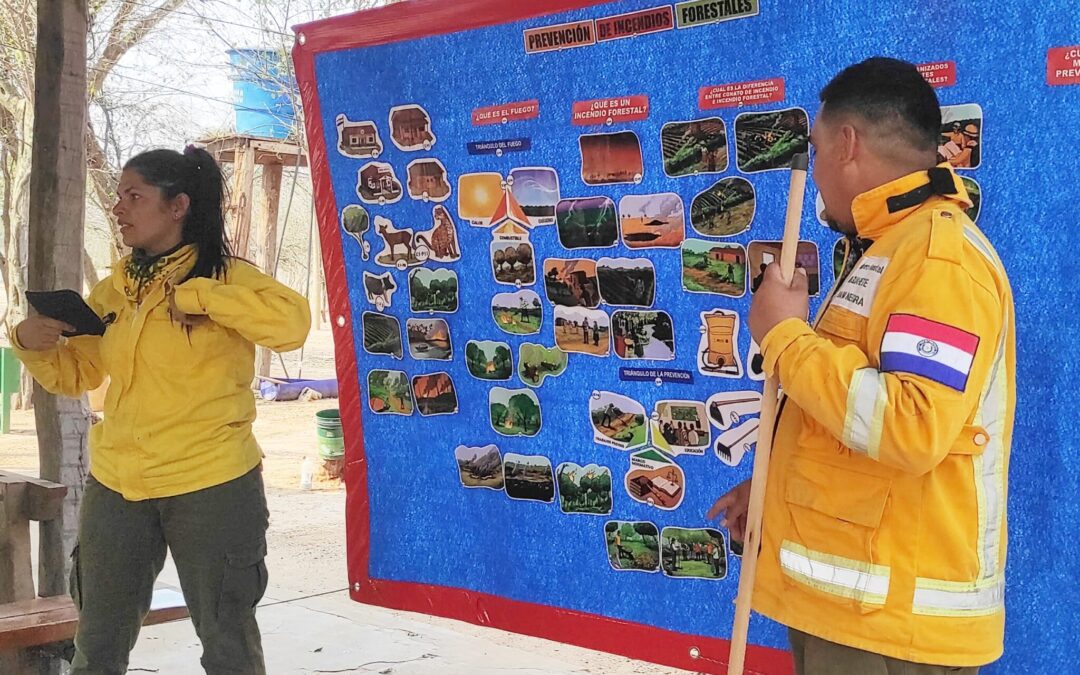 Taller de Educación Ambiental sobre Prevención de Incendios Forestales en el Parque Nacional Defensores del Chaco