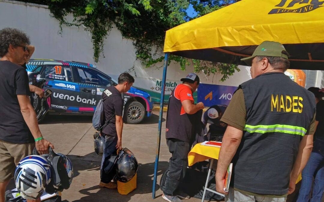 MADES verificó cumplimiento ambiental en el Rally Trans Itapúa