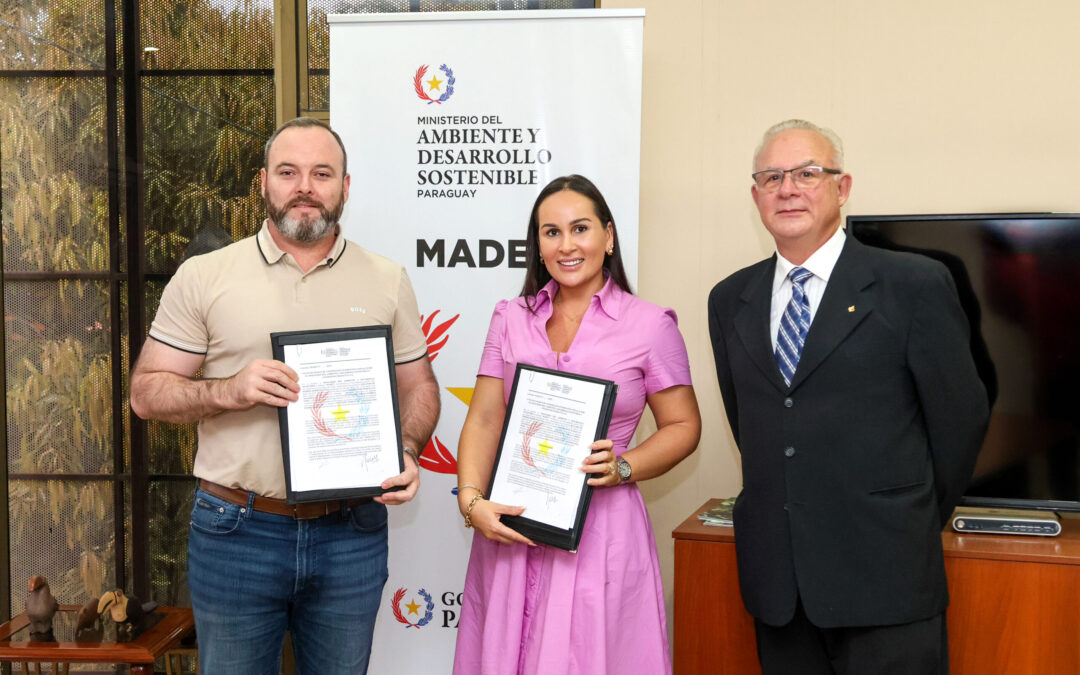 MADES y EcoSolve Paraguay firman convenio para fortalecer la cooperación interinstitucional
