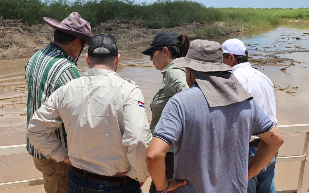Autoridades evalúan situación del río Pilcomayo ante la sequía