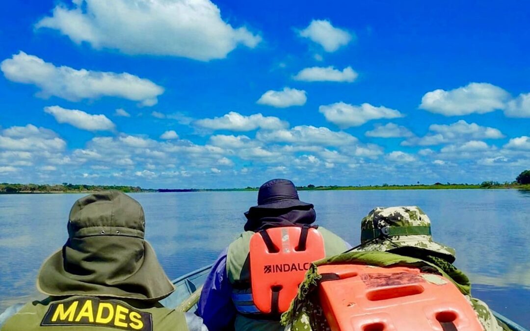 MADES y la Armada Paraguaya realizan controles de pesca en el río Paraguay
