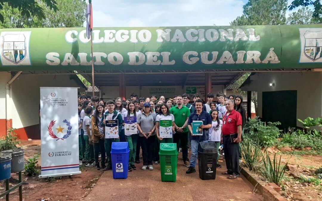 Jornadas de educación ambiental con estudiantes de Salto del Guairá