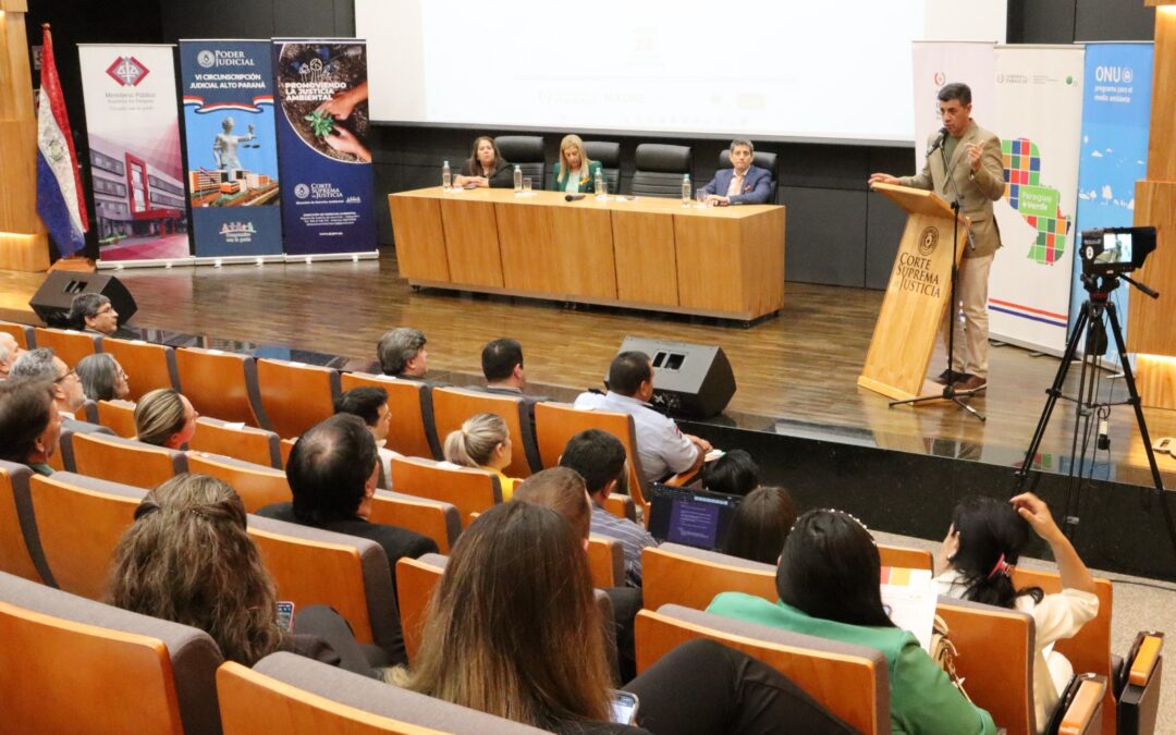 Actores judiciales de Alto Paraná se capacitan en aplicación de la Ley de Servicios Ambientales